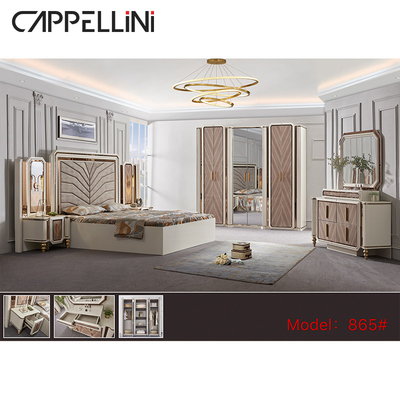 एशले लिटिल डेकोर बेडरूम फर्नीचर लकड़ी एमडीएफ पु सामग्री आधुनिक डिजाइन सेट करता है