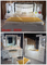 चेरी लाइट बेडरूम सेट फर्नीचर छोटा नाइटस्टैंड मिरर मिड सेंचुरी बेड सॉलिड कलर