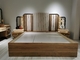 आधुनिक बेडरूम सेट फर्नीचर भंडारण ड्रेसर रजाई सफेद बिस्तर राजा आकार