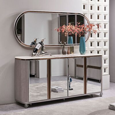 पूर्ण लक्जरी लकड़ी के भोजन कक्ष सेट 6 सीटर होम फर्नीचर शानदार बड़ा लकड़ी का आधुनिक संगमरमर भोजन टेबल सेट 4 कुर्सियाँ