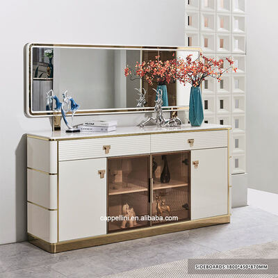 सफेद आधुनिक लक्जरी भोजन टेबल सेट 6 सीटों का लकड़ी का भोजन कक्ष फर्नीचर पूरा घर लकड़ी के फ्रेम भोजन टेबल सेट 4 कुर्सियां