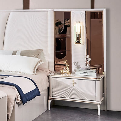 लकड़ी का लक्जरी चमड़े का किंग साइज बिस्तर पूर्ण बेडरूम सेट डबल वयस्क कमरा लकड़ी का फ्रेम पूरा आधुनिक लक्जरी बेडरूम फर्नीचर सेट