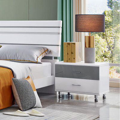 बेडरूम फर्नीचर सेट मास्टर क्लासिक लकड़ी का राजा आकार भंडारण आरामदायक उच्च गुणवत्ता न्यूनतम लक्जरी आधुनिक फर्नीचर बेडरूम