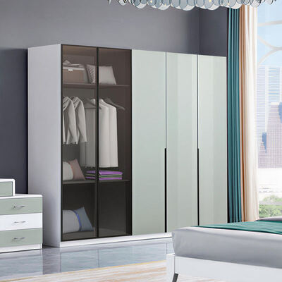 मास्टर सुइट बेडरूम फर्नीचर सेट लकड़ी की संरचना आरामदायक भंडारण न्यूनतम उच्च गुणवत्ता लक्जरी आधुनिक बेडरूम