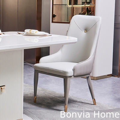 आधुनिक सफेद लकड़ी के लक्जरी डाइनिंग रूम सेट 6 सीटर पूर्ण घरेलू फर्नीचर भंडारण बड़ी लकड़ी की डाइनिंग टेबल और कुर्सियाँ सेट