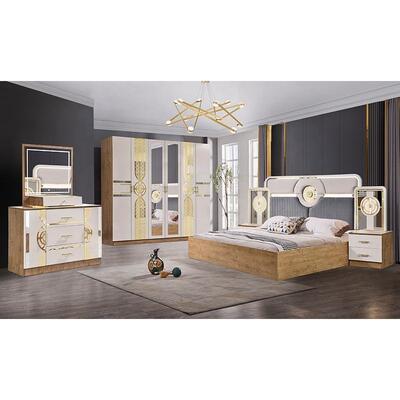 Chambre a Coucher Complete Turkish Bedroom Sets Cheap Wholesale Master Room king Size Bed लकड़ी का आधुनिक बेडरूम फर्नीचर सेट अभी तक कोई समीक्षा नहीं