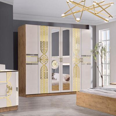 Chambre a Coucher Complete Turkish Bedroom Sets Cheap Wholesale Master Room king Size Bed लकड़ी का आधुनिक बेडरूम फर्नीचर सेट अभी तक कोई समीक्षा नहीं