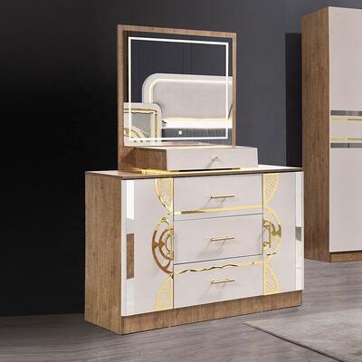 Chambre a Coucher Complete Turkish Bedroom Sets Cheap Wholesale Master Room king Size Bed लकड़ी का आधुनिक बेडरूम फर्नीचर सेट अभी तक कोई समीक्षा नहीं