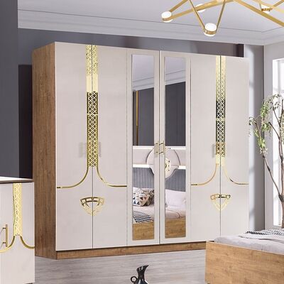 Ensemble Lit Armoire Et Coiffeuse तुर्की फर्नीचर बेडरूम सेट लक्जरी राजा आकार बेडरूम लकड़ी आधुनिक बेडरूम फर्नीचर सेट
