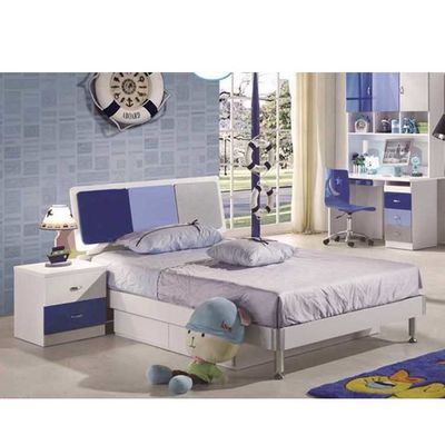 सॉलिड वुड बॉयज़ बेडरूम फ़र्नीचर सिंगल किड्स बेड सेट्स 1.28m Cabrini