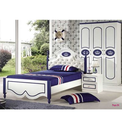 कैपेलिनी स्क्रैच प्रूफ इको फ्रेंडली चिल्ड्रन बेडरूम सेट फर्नीचर व्हाइट