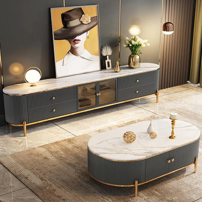 OEM ODM E1 MDF बोर्ड लिविंग रूम टीवी स्टैंड कैबिनेट पर्यावरण