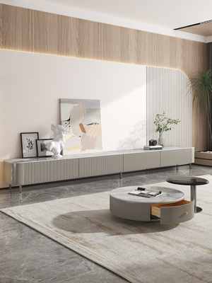 OEM ODM E1 MDF बोर्ड लिविंग रूम टीवी स्टैंड कैबिनेट पर्यावरण